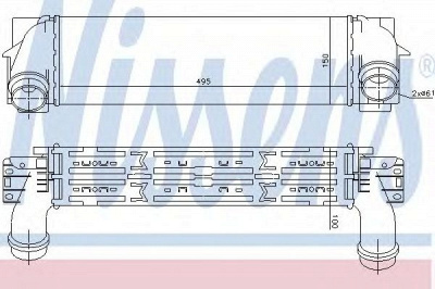 NISSENS 96439 -  Интеркулер