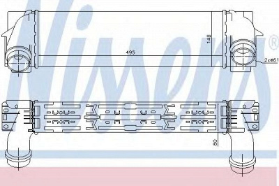 NISSENS 96440 -  Интеркулер