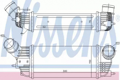 NISSENS 96497 -  Интеркулер