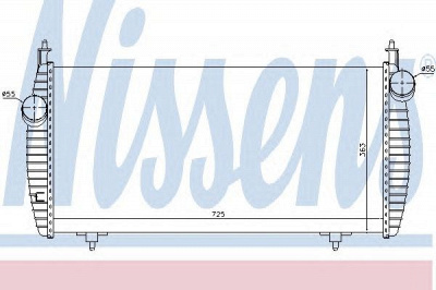 NISSENS 96510 -  Интеркулер