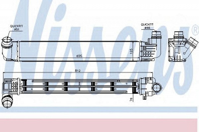 NISSENS 96533 -  Интеркулер