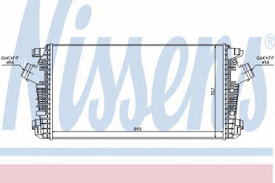 NISSENS 96557 -  Интеркулер