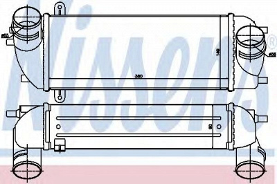 NISSENS 96559 - Интеркулер