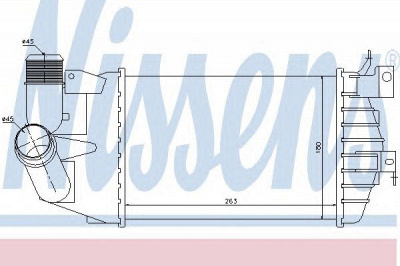 NISSENS 96587 -  Интеркулер