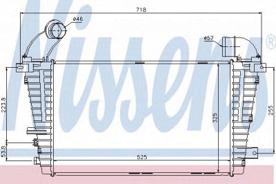NISSENS 96590 -  Интеркулер