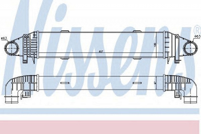 NISSENS 96596 -  Интеркулер