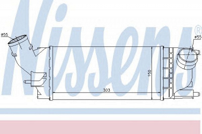 NISSENS 96599 -  Интеркулер
