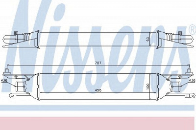 NISSENS 96604 -  Интеркулер