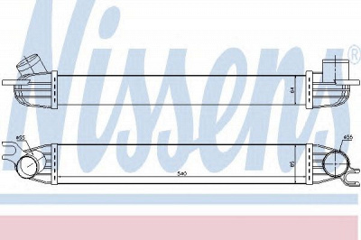 NISSENS 96608 -  Интеркулер