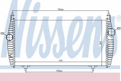 NISSENS 96617 -  Интеркулер