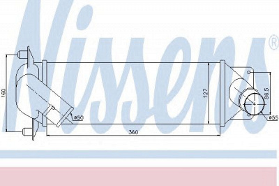 NISSENS 96632 -  Интеркулер