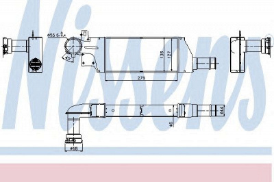 NISSENS 96656 -  Интеркулер