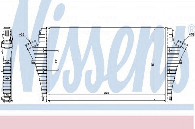 NISSENS 96684 -  Интеркулер