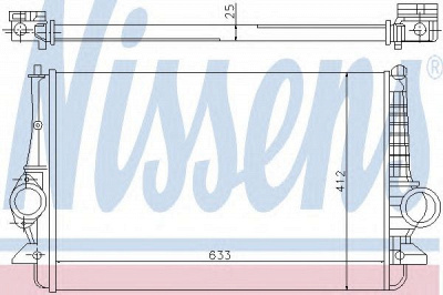 NISSENS 96692 -  Интеркулер