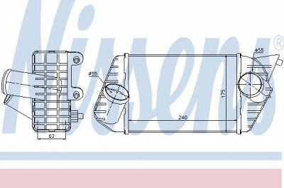 NISSENS 96700 -  Интеркулер