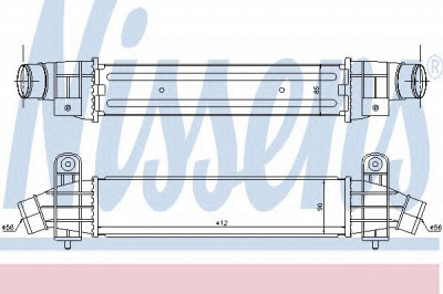 NISSENS 96702 -  Интеркулер