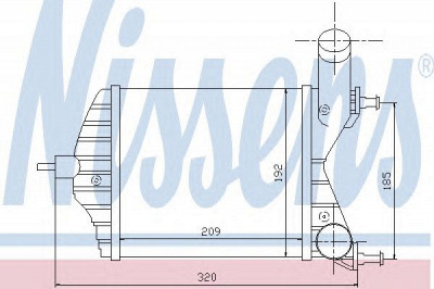 NISSENS 96703 -  Интеркулер