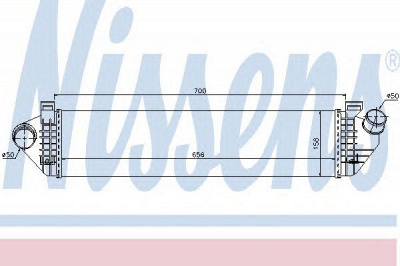 NISSENS 96721 -  Интеркулер