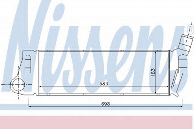NISSENS 96728 -  Интеркулер
