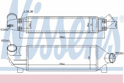 NISSENS 96733 -  Интеркулер