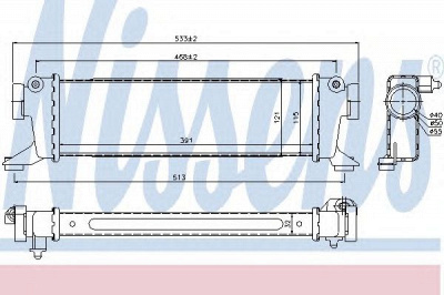 NISSENS 96782 -  Интеркулер