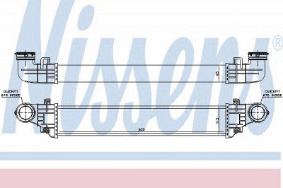 NISSENS 96785 -  Интеркулер