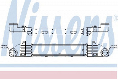 NISSENS 96787 -  Интеркулер