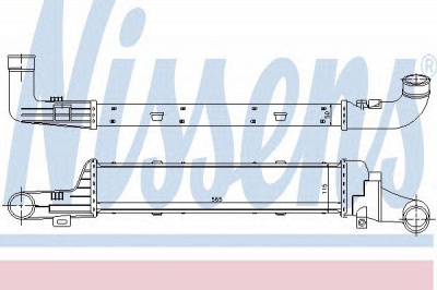 NISSENS 96861 -  Интеркулер