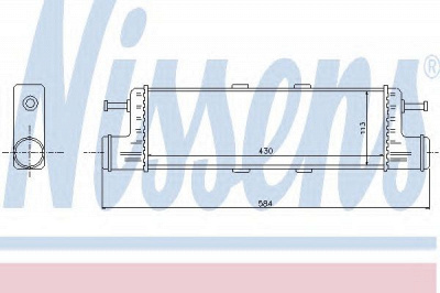 NISSENS 96862 -  Интеркулер