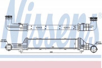 NISSENS 96899 -  Интеркулер