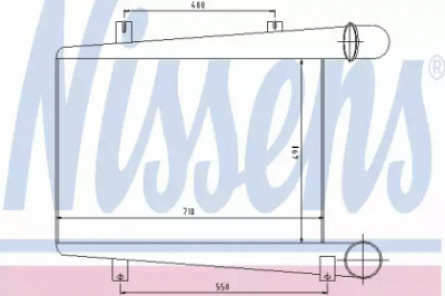 NISSENS 96915 -  Интеркулер