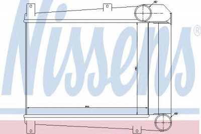 NISSENS 96946 -  Интеркулер