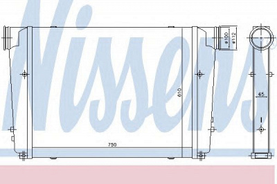 NISSENS 97092 -  Интеркулер