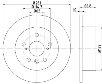 NISSHINBO nd1077k -  Тормозной диск