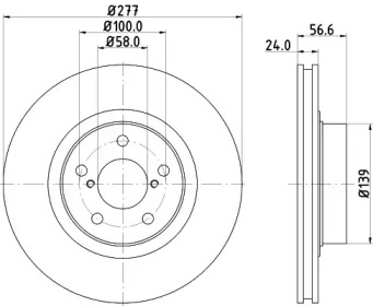 NISSHINBO nd7003k -  Тормозной диск