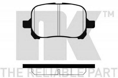 NK 224550 -  Комплект тормозных колодок, дисковый тормоз