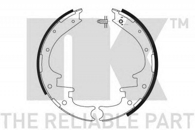 NK 2725618 -  Комплект тормозных колодок