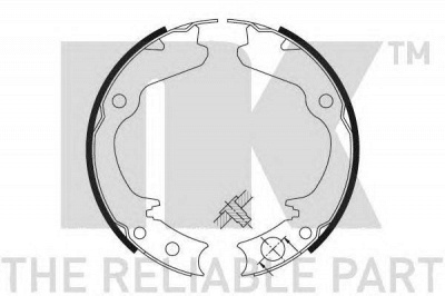 NK 2744646 -  Комплект тормозных колодок, стояночная тормозная система