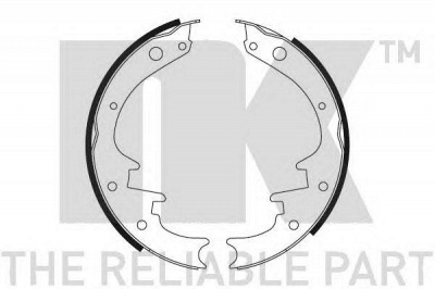 NK 2793681 -  Комплект тормозных колодок