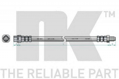 NK 851521 -  Тормозной шланг