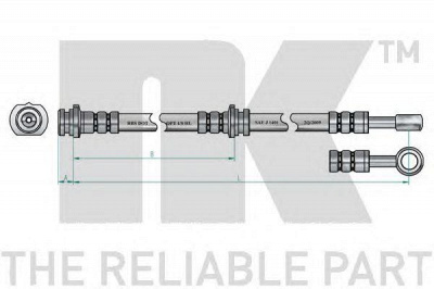 NK 852250 - Тормозной шланг
