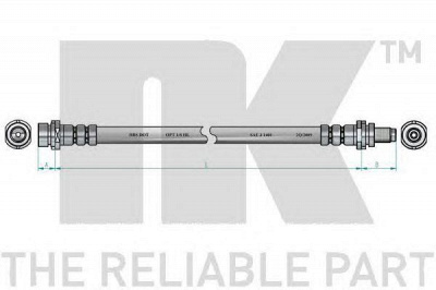 NK 8525111 - Тормозной шланг