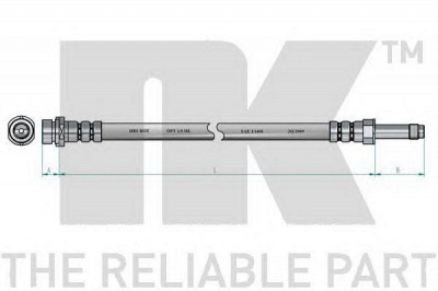 NK 8525125 -  Тормозной шланг