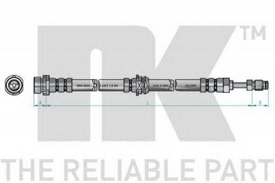 NK 8525134 - Тормозной шланг