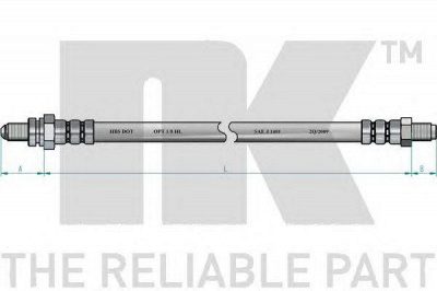 NK 8525145 - Тормозной шланг