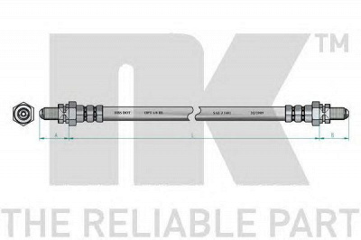NK 852567 -  Тормозной шланг