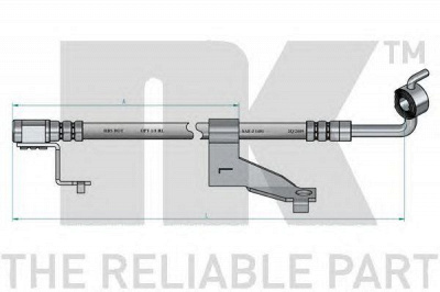 NK 852589 -  Тормозной шланг