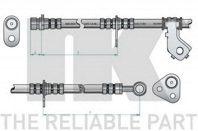 NK 852633 -  Тормозной шланг
