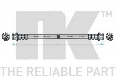 NK 853214 -  Тормозной шланг