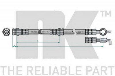 NK 853226 -  Тормозной шланг